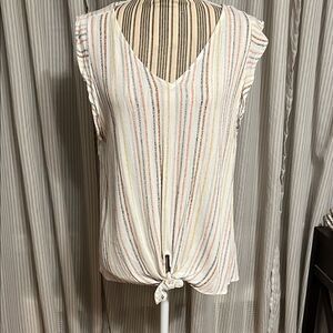 West Kei- Striped Sleeveless Top - Multicolor